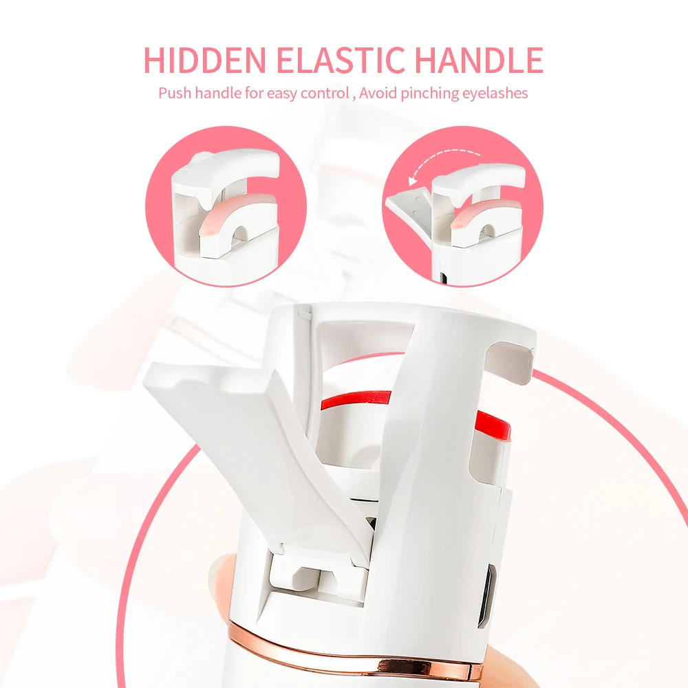 Electric Eyelash Curler Heated Clip 5s Fast Curling Lash Eye Long-lasting Perm Ironing |