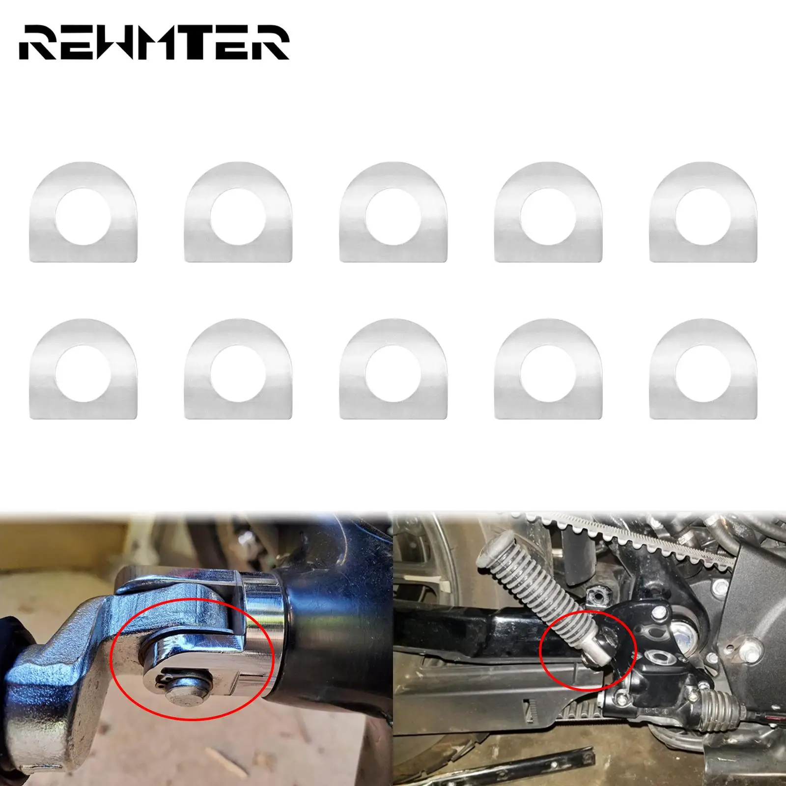 10 шт. мотоциклетные напольные панели подножки для ног набор крепления на педаль