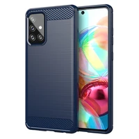 soft phone cover for samsung galaxy a72 5g full protection carbon fiber matte case for galaxy a72 4g silicone cases coque fundas