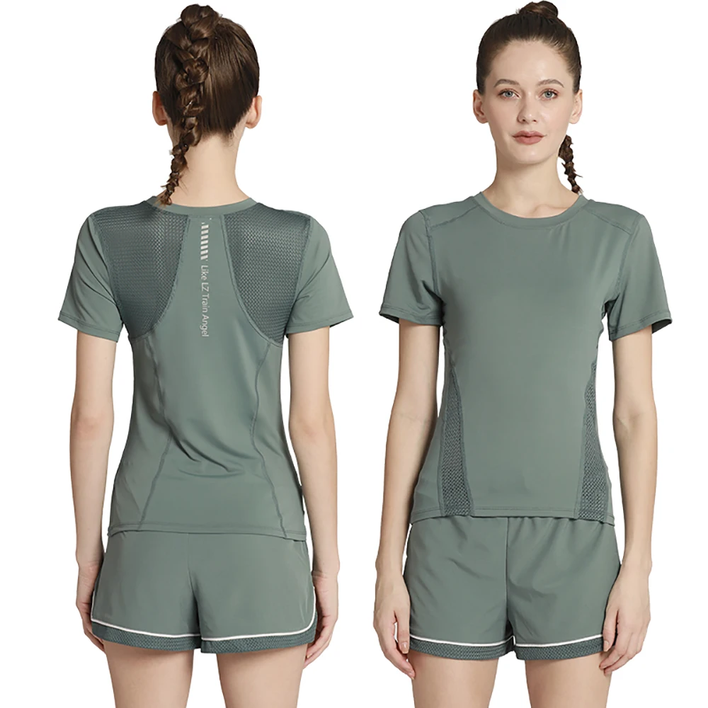 Ohyoga Women Top Tee Shirts High 