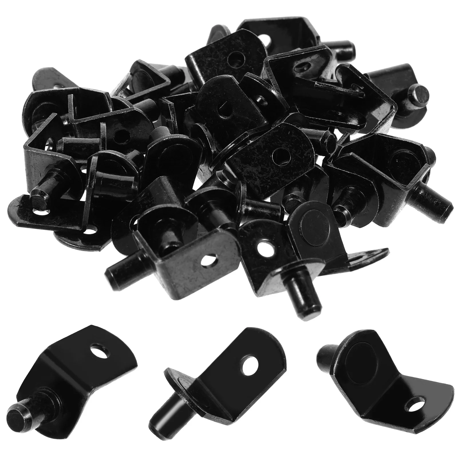 

40 Pcs Shelves Metal Shelving Shelf Peg Shelf Clips Cupboard Shelf Support Cabinet Shelf Pegs Cold Rolled Steel Cabinet Supports