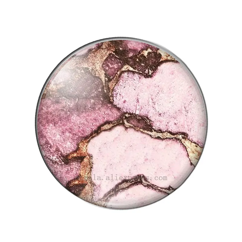 Золотисто-розовые текстуурные узоры из камня для иммации 12 мм/18 мм/20 мм/25 мм