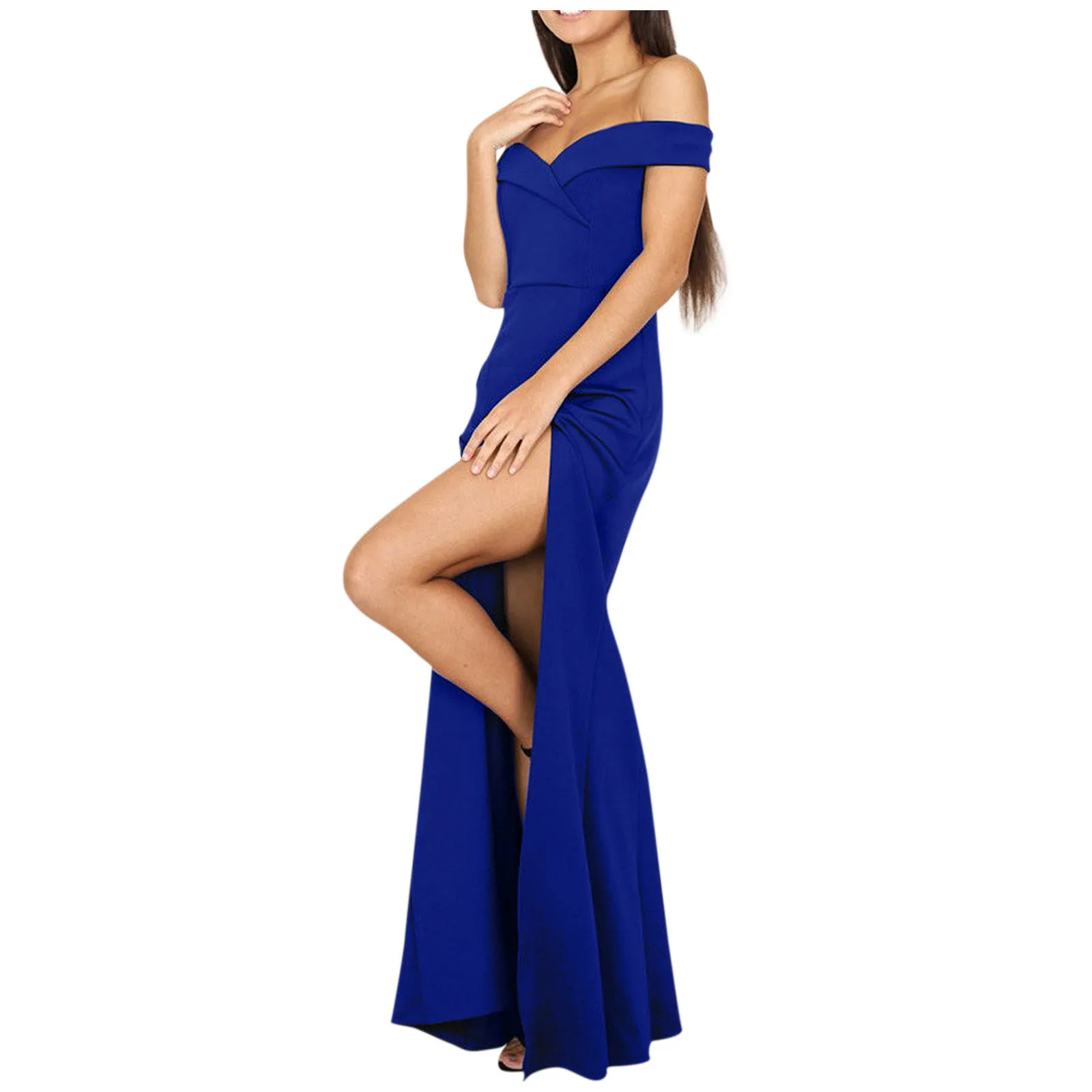 

Элегантное женское платье, сексуальное облегающее длинное вечернее платье с разрезом, коктейльное платье для выпускного вечера, деловые Св...