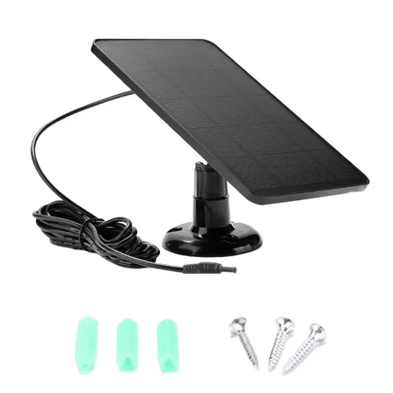 5V Solar Panel Charger Solar Cells Charger Portable Solar Panels for Security Camera/Home System Low Power Security Monitoring