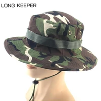 camouflage tactical boonie hats brand military high quality outdoor casual bucket hat hunting hiking fishing climbing cap