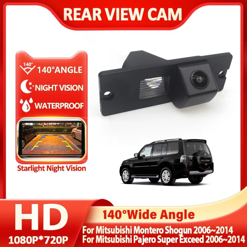 Фото Камера заднего вида CCD HD Fisheye для Mitsubishi Montero Shogun 2006~2014, для Mitsubishi Pajero Super Exceed 2006~2014, водонепроницаемая №1