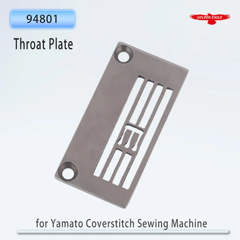 Фото Игольная пластина 94801 для швейных машин Yamato DW1350, DW1500, VF2500, VC2700 (запчасть для оверлоков) 3X5.6 №1