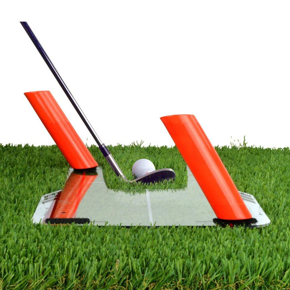 

Plexiglass Golf Coach Mirror Golf Training Aids Putting Swing Training Speed Trap Practice Base Outdoor Golf Accessories