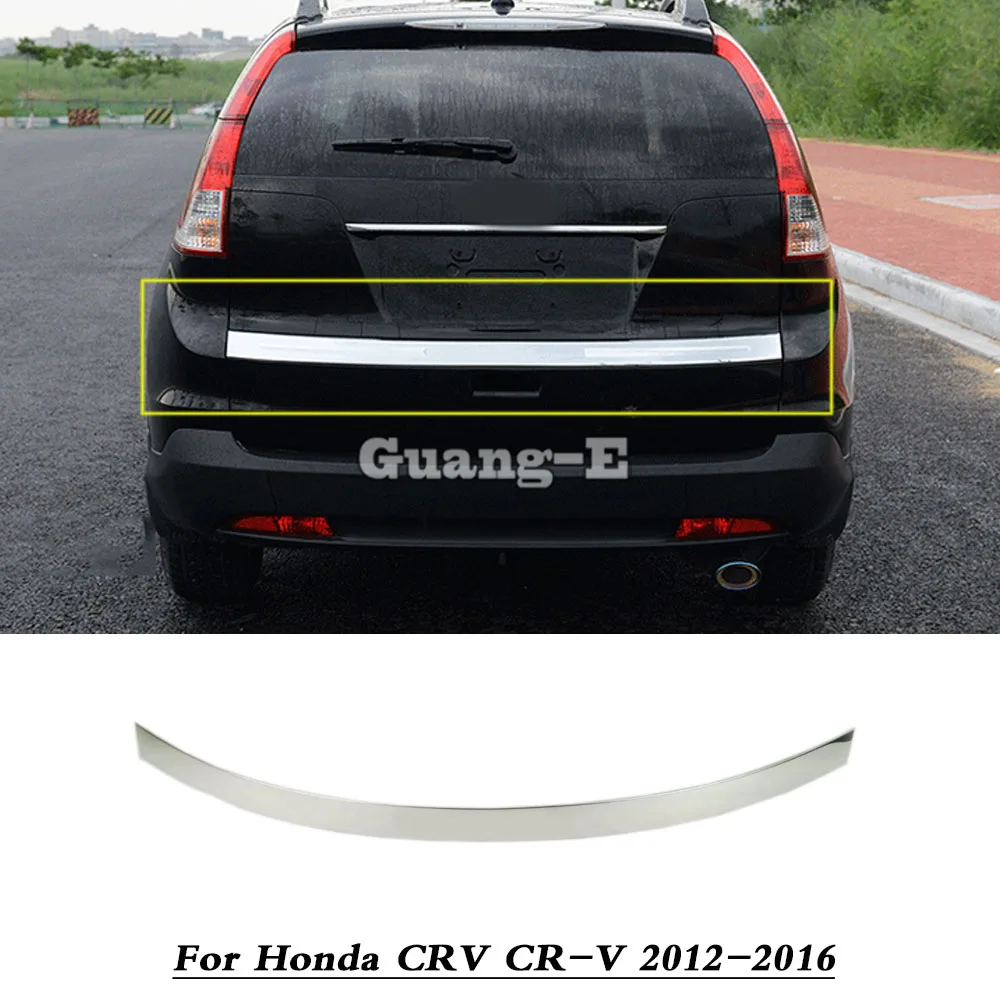 

Car Body Panel Stainless Steel Rear Back Door Trunk Tailgate Frame Plate Trim For Honda CRV CR-V 2012 2013 2014 2015 2016