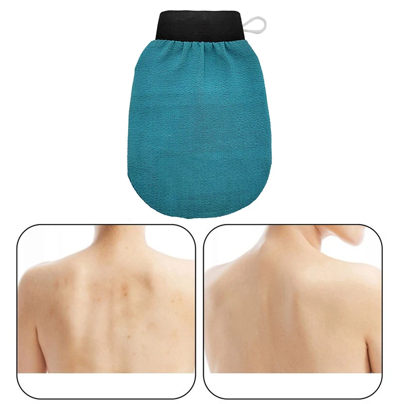 1 шт. отшелушивающая варежка для ванны душа перчатки удаления омертвевшей кожи