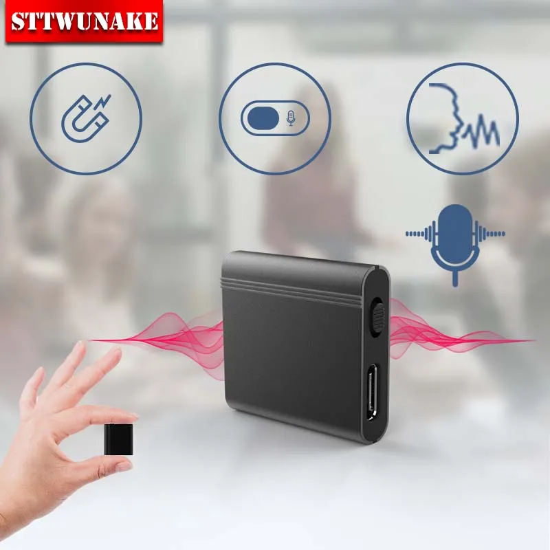 Мини-диктофон с голосовой активацией и поддержкой OTG