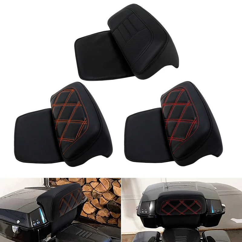 

Motorcycle Tour-Pack Backrest Pad Chopped For Harley Touring Road King Electra Glide Tri Glide Ultra Limited 2014-2022