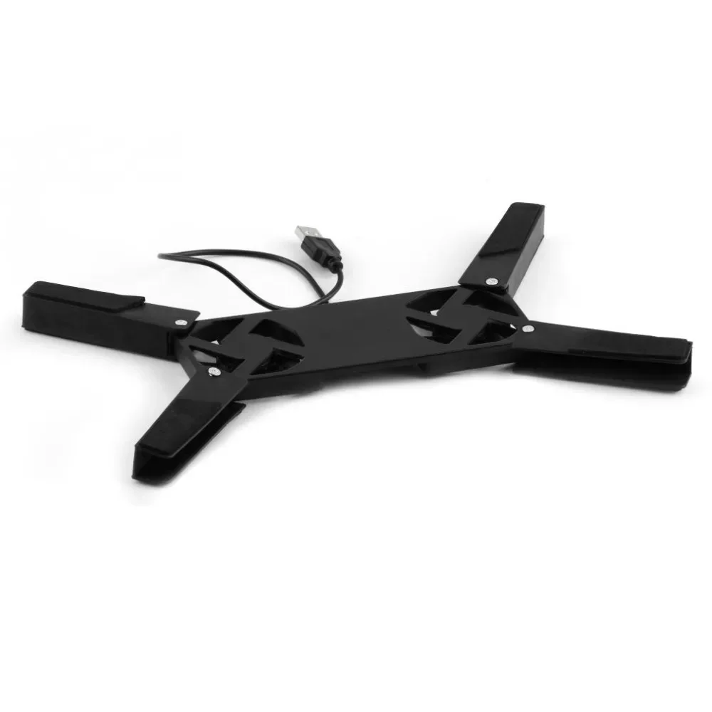 

USB Fan cooler cooler LED Mini Octopus PC Portable Foldable Twin Fans Cooler Cooling Pad Folding Cooler computer Cooling Pad