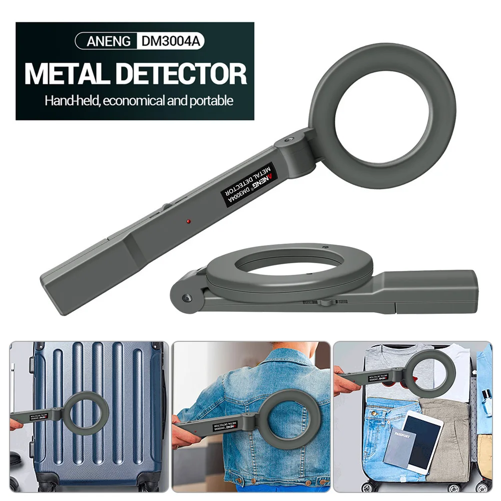 

Metal Detector Handheld Adjustable Sound And Light Alarm Tracker Pinpointer Alarm Sensitive Search Coil Metal Detect Tool