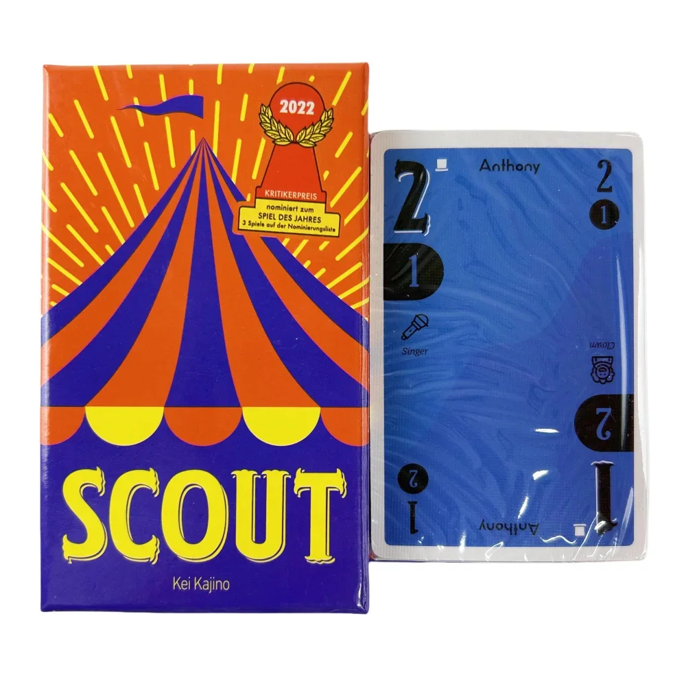 SZVVI Spy Card Table Game для 2-5 игроков Circus Theme Покерная колода карт Искусственный картон