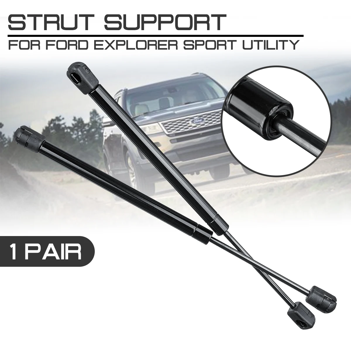 

Front Engine Cover Bonnet Hood Shock Lift Strut Struts Bar Support Rod Arm Gas Spring Brack For Ford Explorer Sport Utility