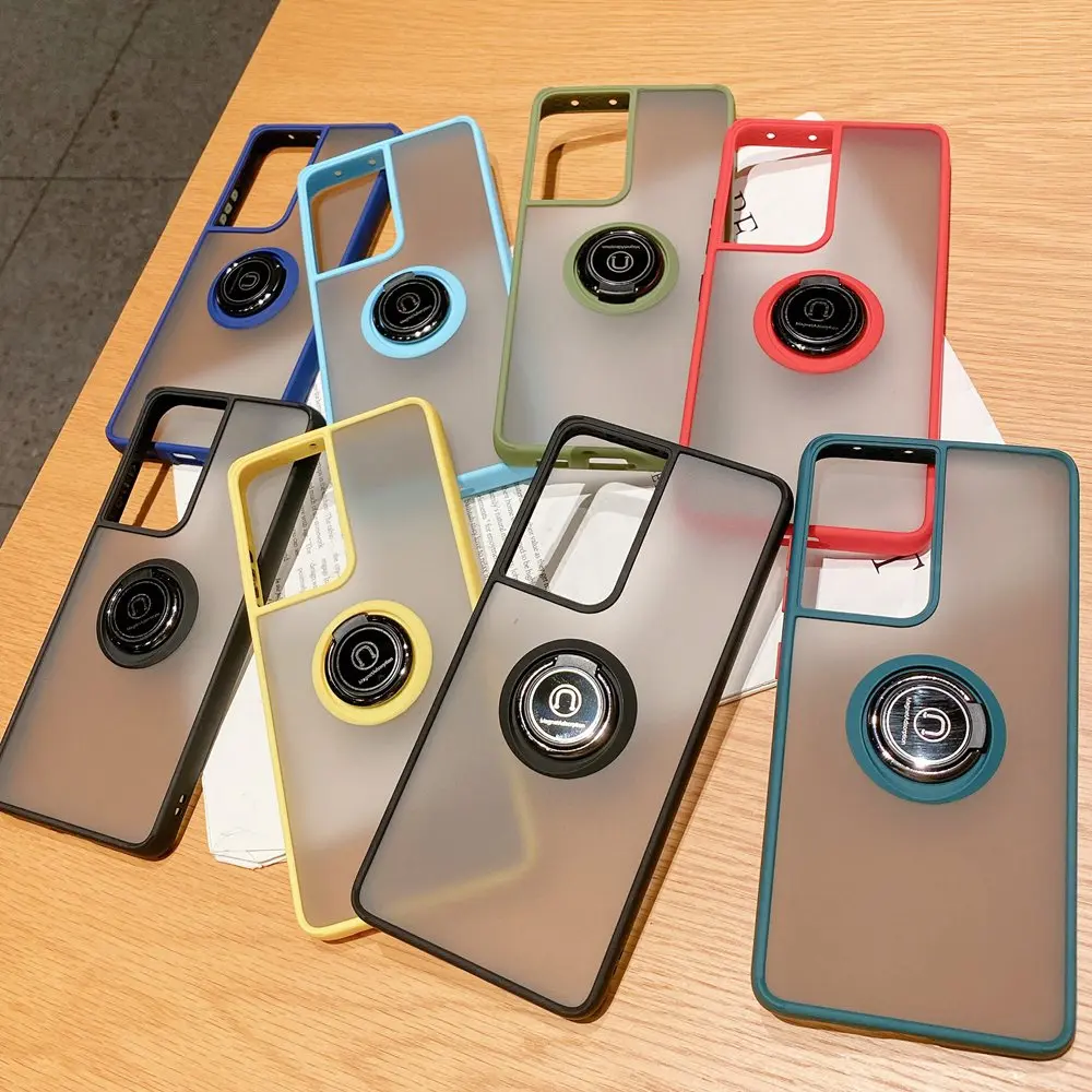 

Case for Samsung Galaxy S20 S21 S22 Ultra FE S8 S9 S10 Plus Case Note 8 9 10 Plus 20 Ultra Magnet Ring Shockproof Hard Cover