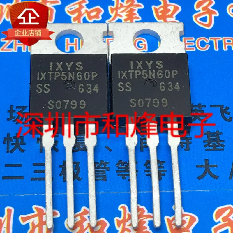 

5PCS-10PCS IXTP5N60P TO-220 600V 5A On Stock New And Origjnal