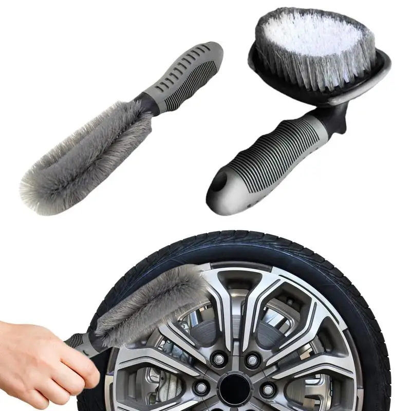 Wheel Wash Brush Kit Multifunctional Detailing Tire & Wheel 