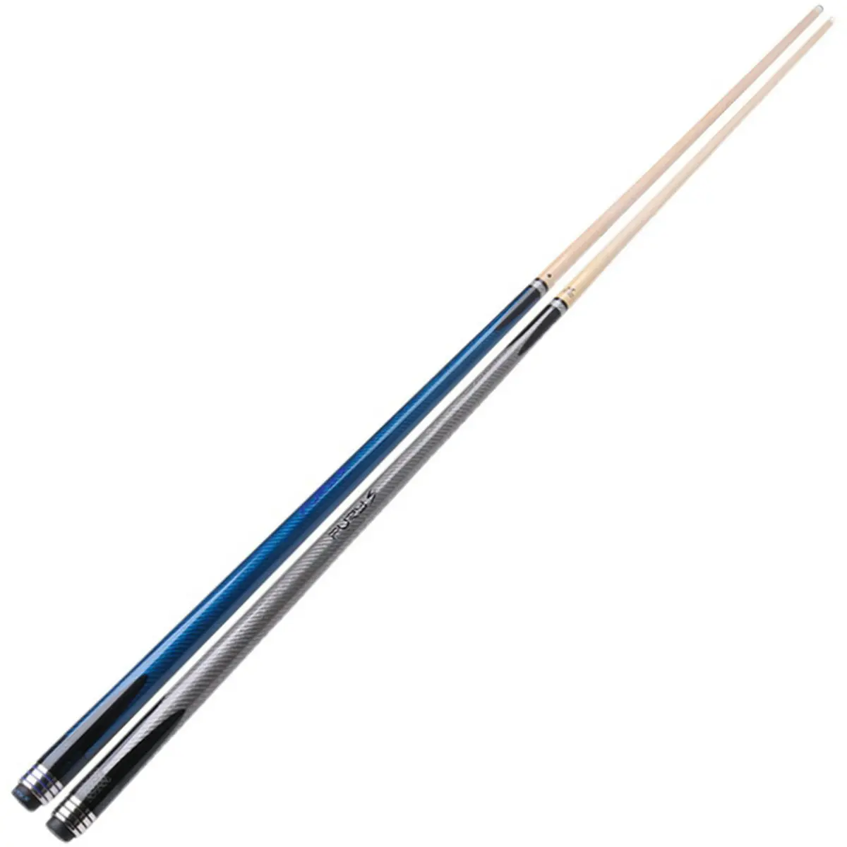 FURY 57“ 3K Carbon Fiber Butt FG Series Billiard Pool Cue Stick 11.75MM 12.75mm Set