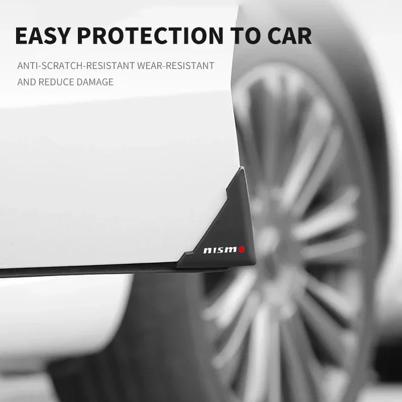 2 шт. защитная наклейка на угол двери автомобиля для Nismo Nissan Embiem Qashqai Juke Leaf Micra NOTE
