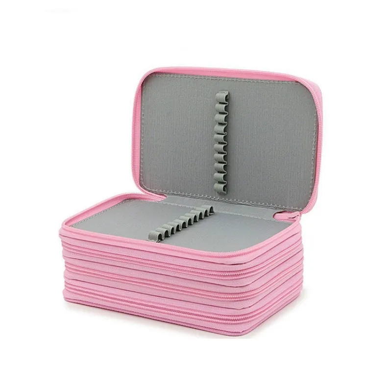 

2/3/4th Floor Pencil Case Kawaii Stationery Pencil Case Cute Girls Pencil Case School Bag 3 Grid School Leather Case 04856