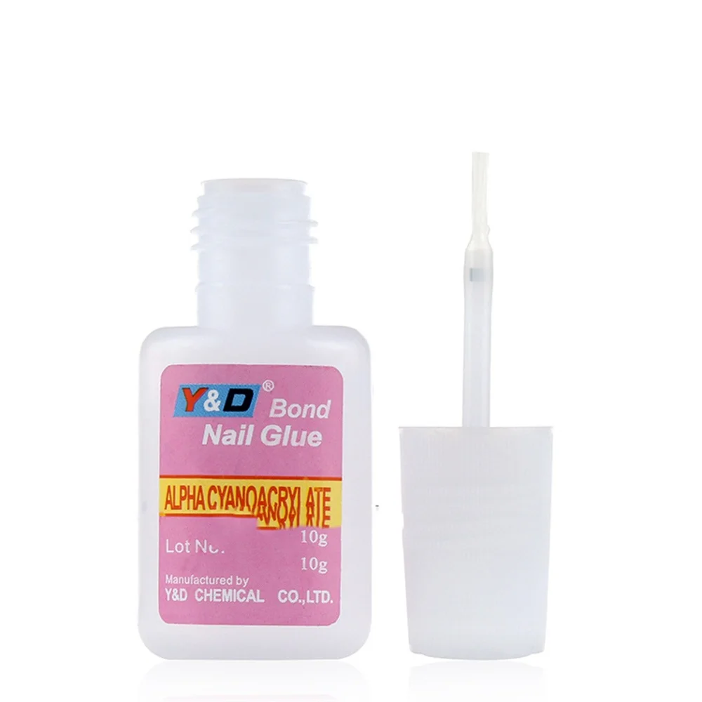 Nail Glue Strong Glue Is Reliable Quick Drying Transparent Brute Force Tool Nail Point Drill Gel Brush Nail Art Rhinestone Gel images - 6