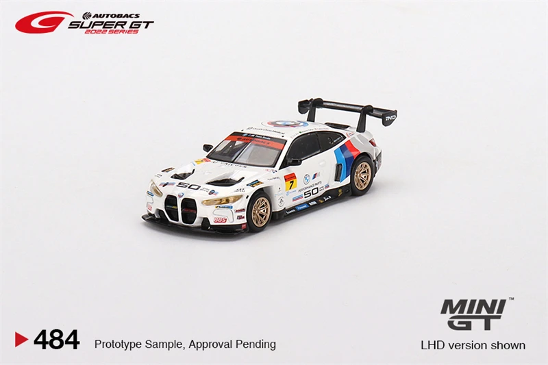 

MINI GT 1:64 M4 GT3 #7 Studie x CSL 2022 Super GT Series LHD литая модель автомобиля