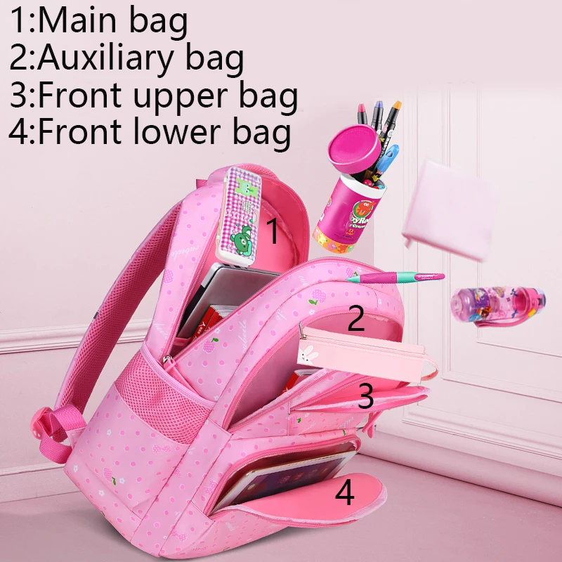 Детский Школьный рюкзак для девочек