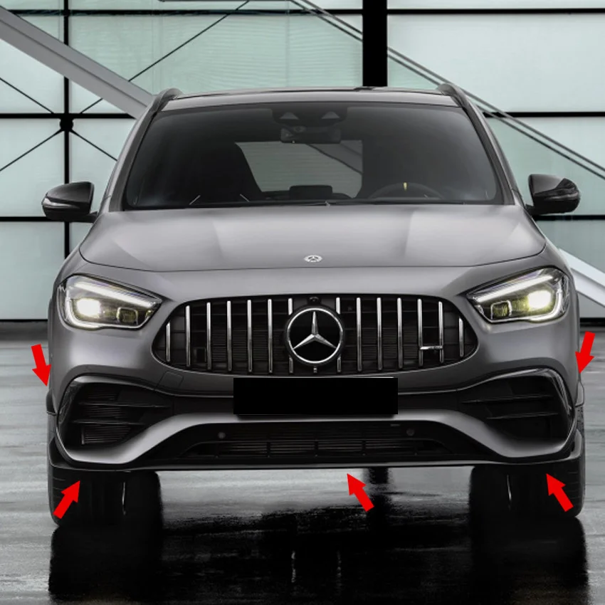 Lucky2022 подходит для передней модификации бар воздушный нож Mercedes Benz Gla H247 Gla200 Gla35 Gla45