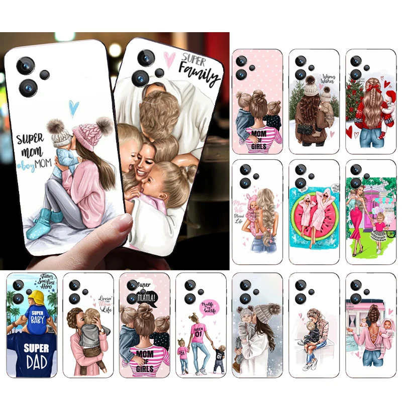 

Phone Case for OPPO Realme GT 2 Pro X2 Pro XT C25S 9 8 7 6 Pro 6i GT Master C3 C21 C21Y C11 X3 SuperZoom Mom Dad Boy Girl Baby