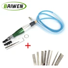 Ultrasonic Pneumatic Mirco Grinder Pencil Micromotor System Air Reciprocating Oscillating File Lapping Tools with 10pcs Files