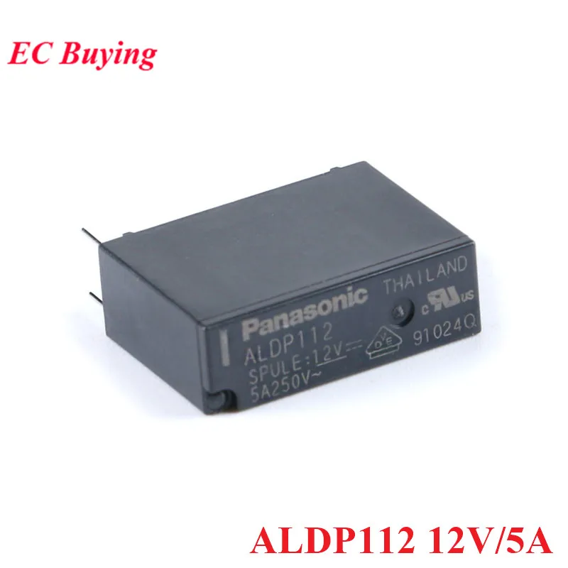 5 шт./лот 5A реле ALDP105 ALDP112 ALDP124 ALD112 в 12 В 24 a группа нормально открытых без 4 контактов