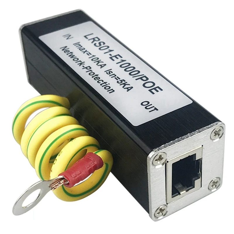 Сетевая POE IP-камера, 2 шт., 100/1000 м, защита от перенапряжения RJ45 и POE, ограничитель SPD 1000 м