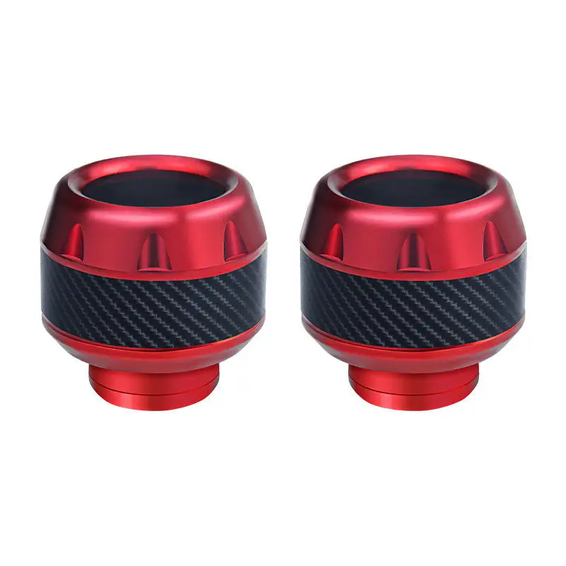 

RTS Motorcycle Refit Accessories Aluminum Alloy Color Shock Absorption Carbon Fiber Anti-Fall Protection Front Fork Cup