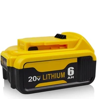 3 piece 6 0ah 20v dcb206 battery compatible with dewalt 20v lithium battery max dcb207 dcb205 series cordless power tools