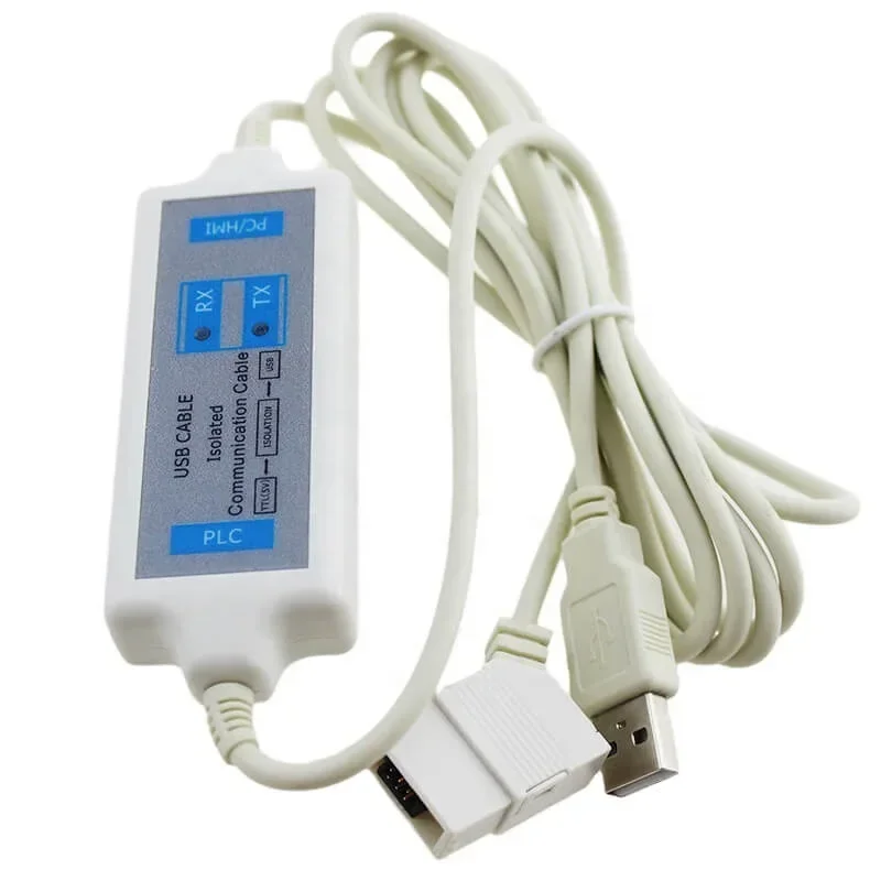 Интерфейс кабеля загрузки ПЛК Rievtech между USB-кабелем подключения и ПК