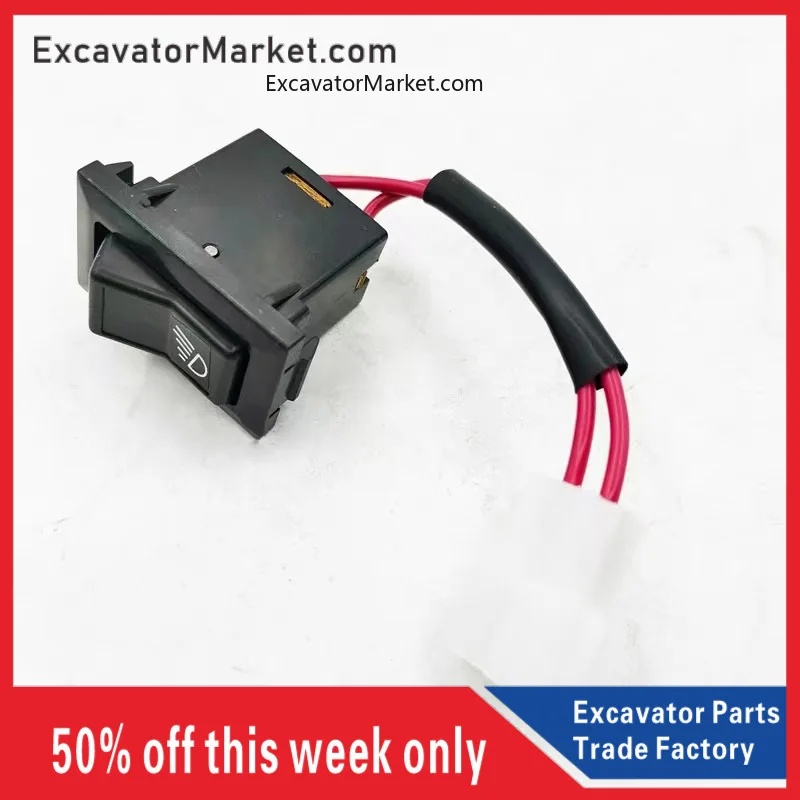 Для экскаватора работы светильник переключатель фар для Hyundai ZX CAT CLG XCMG Sany SK SDLG Daewoo
