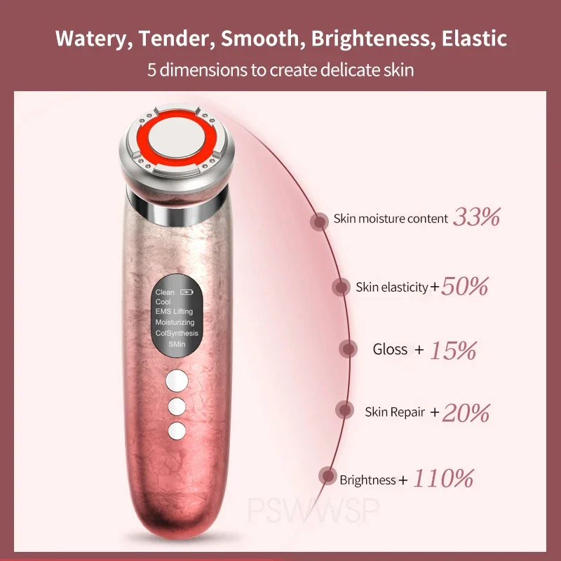Очиститель для лица лифтинг против морщин устройство омоложения кожи EMS горячая