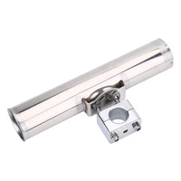 stainless steel rotatable fishing rod holder bracket boats yacht length 24 5cm drop shipping