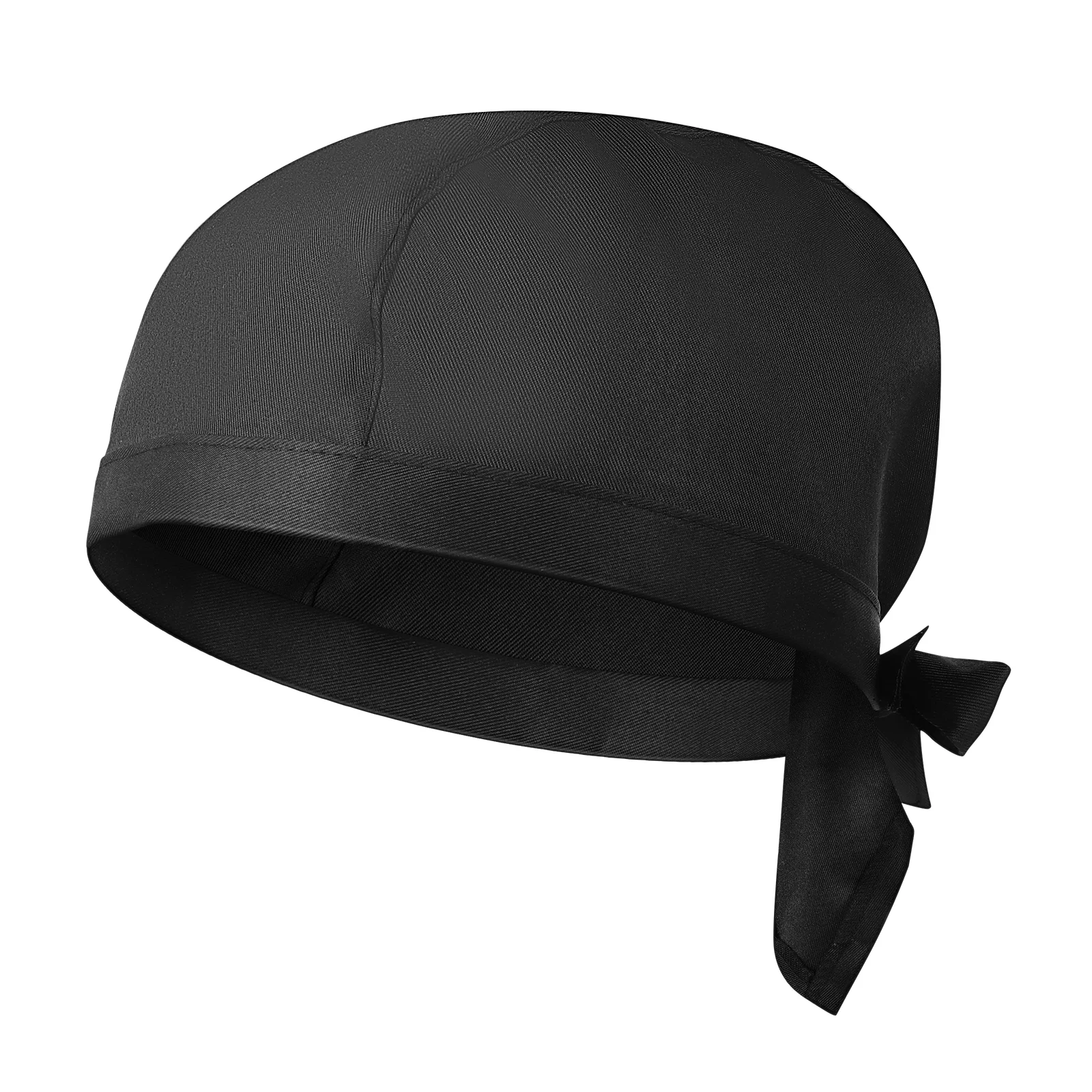 

Hat Chef Cap Hatscooking Men Black Women Working Bouffant Scrub Pirate Catering Bbq Work Restaurant Adults Kitchen