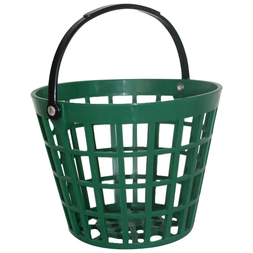 

Sports Club Accessory Plastic Golfing Basket Outdoor Golfball Container Storage Holder Golfs Supplies Home Portable