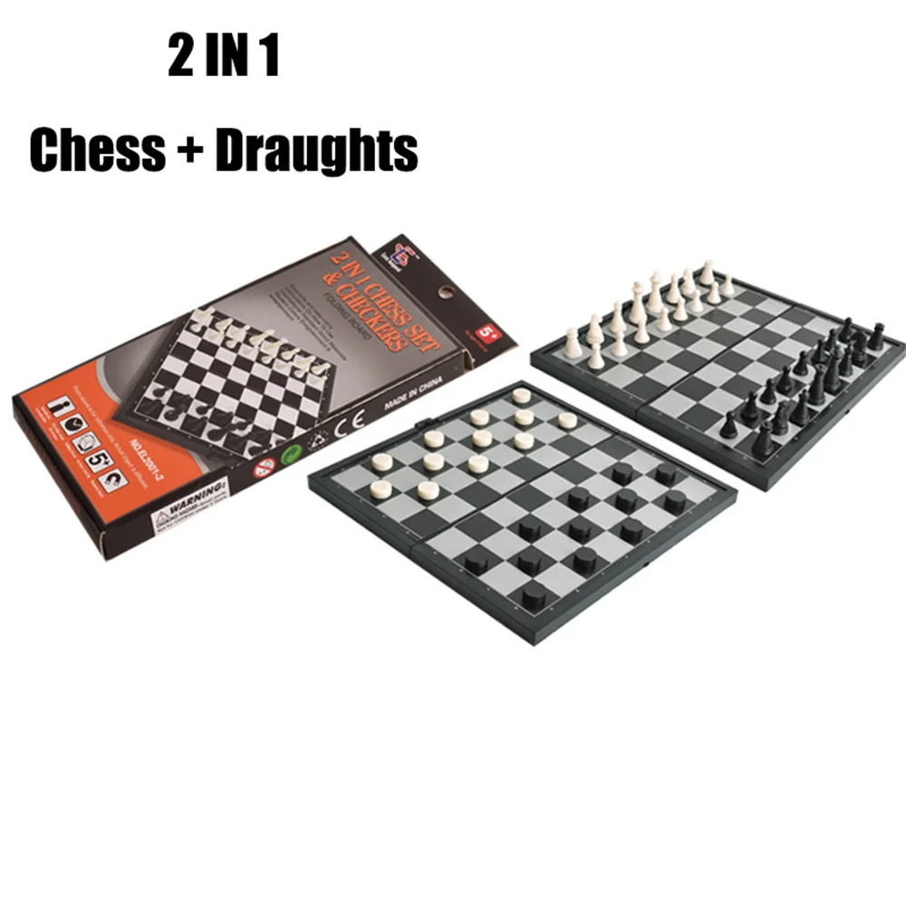 

20x20cm 2-In-1 Chess Checkers Flying Chess Snake Ladder Backgammon Table Games Gifts For Children At Family Gatherings