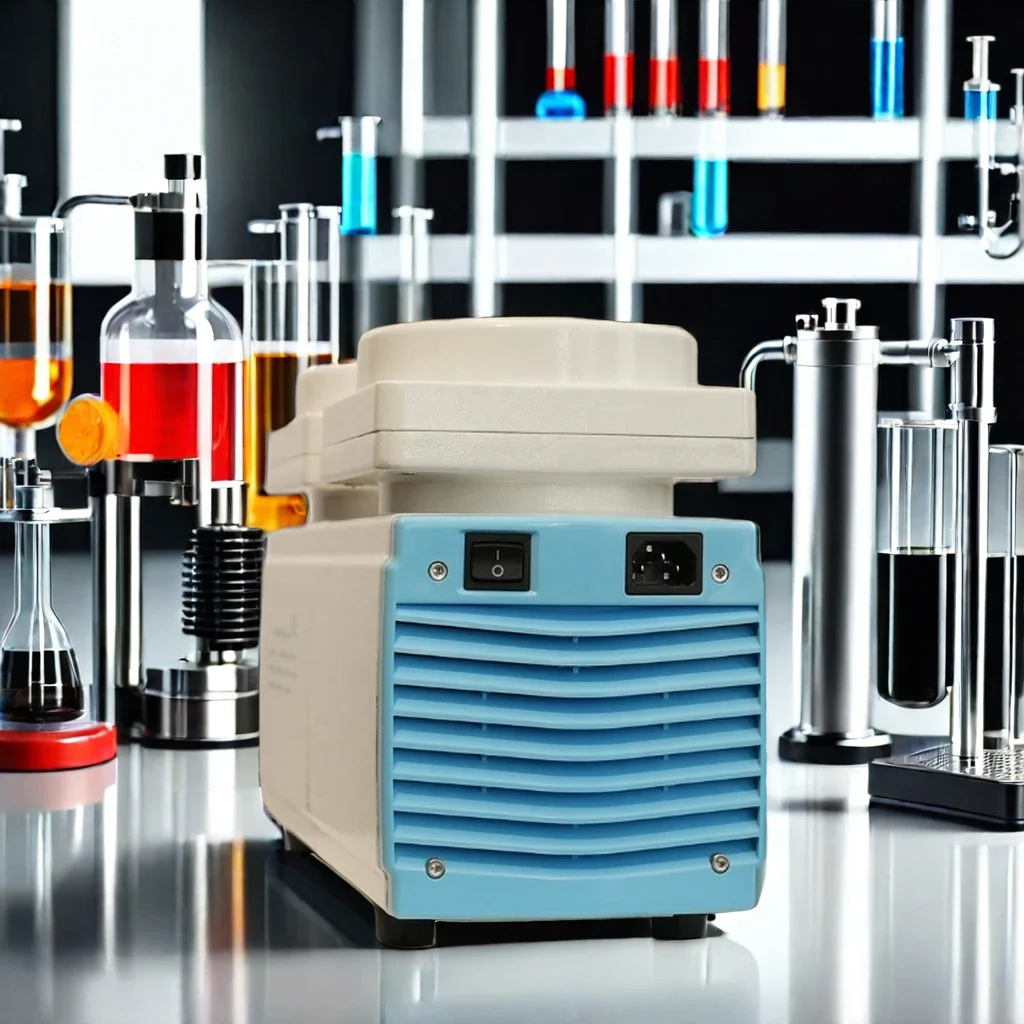 Настольный безмасляный диафрагменный вакуумный насос для лабораторий и