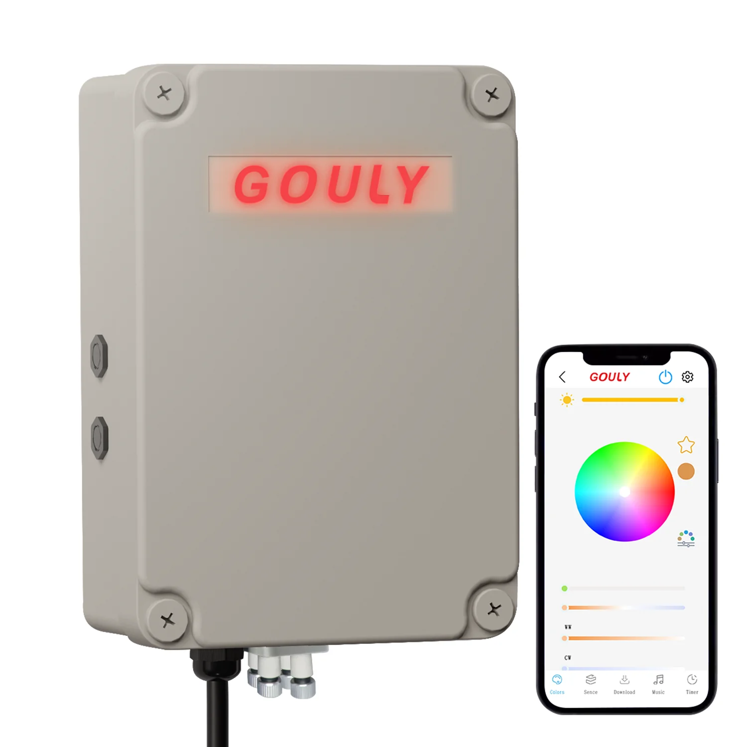 Gouly Водонепроницаемый корпус из АБС-пластика IP65 Наружная распределительная