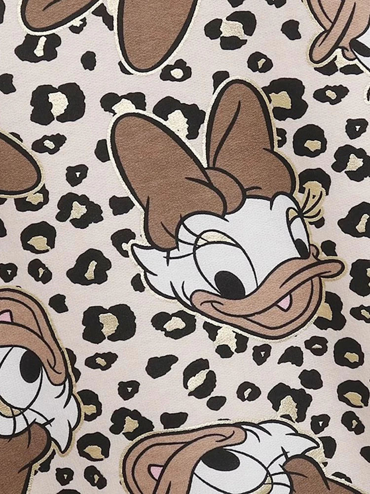 Disney Donald Daisy Duck/свитшот с принтом героев мультфильмов Милый женский пуловер