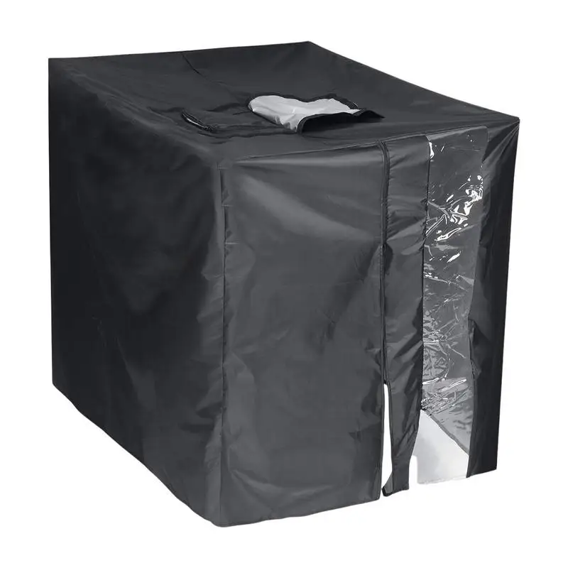 

Black IBC Water Tank Protective Cover 1000 Liters Tote Outdoor Waterproof Dustproof Cover Garden Yard Rain Container Cover