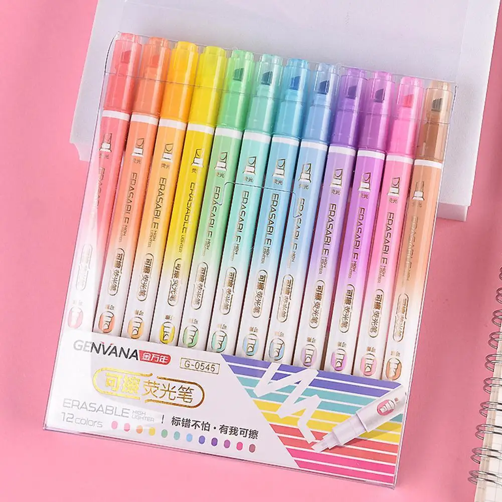 

Текстовые маркеры для рисования, 12 цветов, в ассортименте