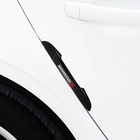 4 шт., защита от столкновений на двери автомобиля, наклейка на бампер для Volkswagen VW Golf Polo Tiguan Passat Jetta R T-ROC Touareg Jetta