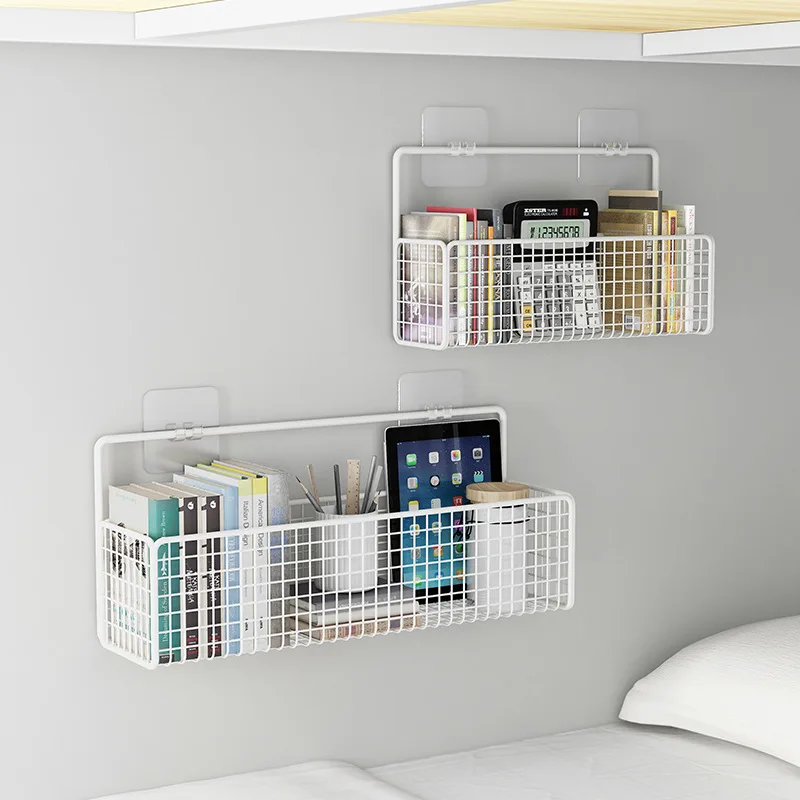 

Mounted Shampoo Condiment Black Free Shower Bathroom Toilet Basket Rack Wall Storage Accessories Shelf Perforated Kitchen